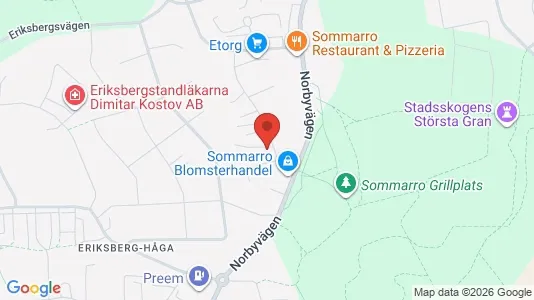 Lägenheter att hyra i Uppsala - kort over placeringen