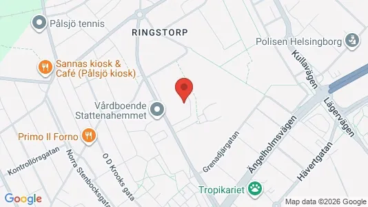 Lägenheter att hyra i Helsingborg - kort over placeringen
