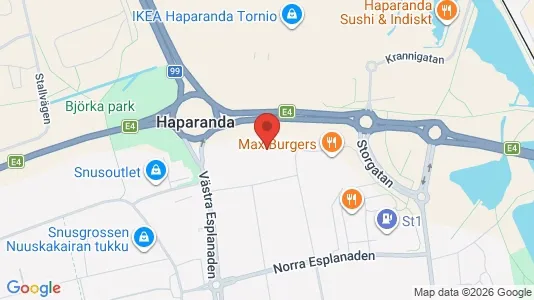 Lägenheter att hyra i Haparanda - Bild från Google Street View