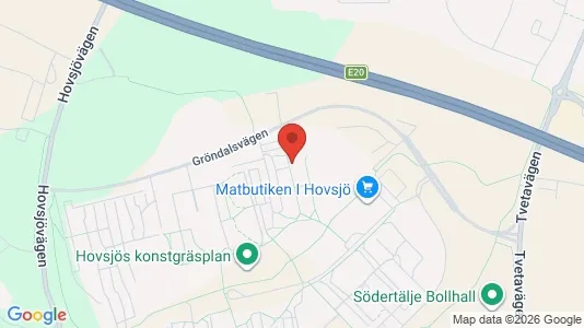 Lägenheter att hyra i Södertälje - kort over placeringen