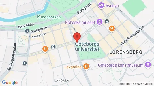 Lägenheter att hyra i Göteborg Centrum - kort over placeringen