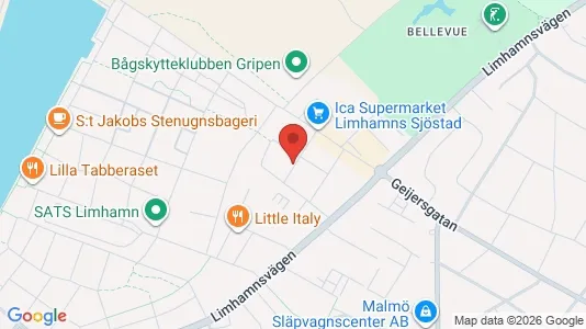 Lägenheter att hyra i Limhamn/Bunkeflo - kort over placeringen