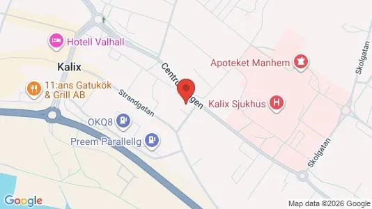 Lägenheter att hyra i Kalix - kort over placeringen