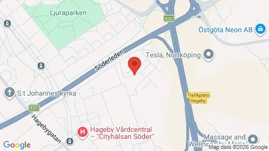 Lägenheter att hyra i Norrköping - kort over placeringen