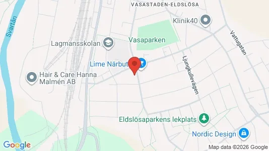 Lägenheter att hyra i Mjölby - kort over placeringen