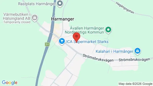 Lägenheter att hyra i Nordanstig - kort over placeringen