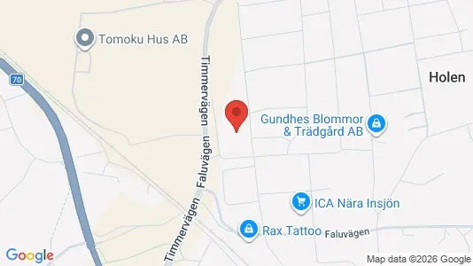 Lägenheter att hyra i Leksand - Bild från Google Street View