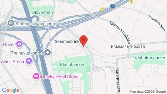 Lägenheter att hyra i Söderort - kort over placeringen