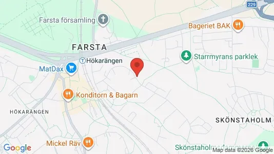 Lägenheter att hyra i Söderort - kort over placeringen