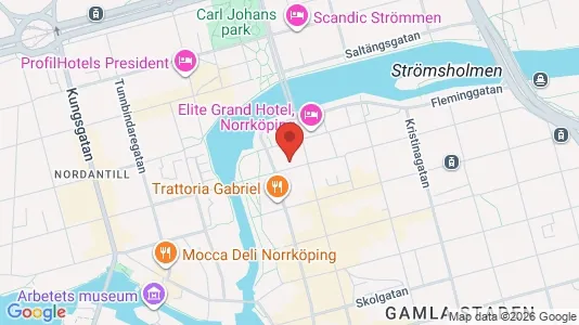 Lägenheter att hyra i Norrköping - kort over placeringen