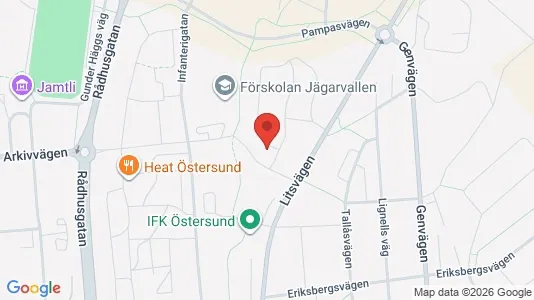 Lägenheter att hyra i Östersund - Bild från Google Street View