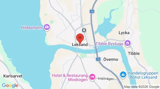 Lägenheter att hyra i Leksand - Bild från Google Street View