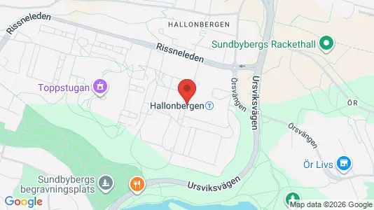 Lägenheter att hyra i Sundbyberg - kort over placeringen