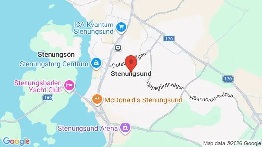 Lägenheter att hyra i Stenungsund - kort over placeringen