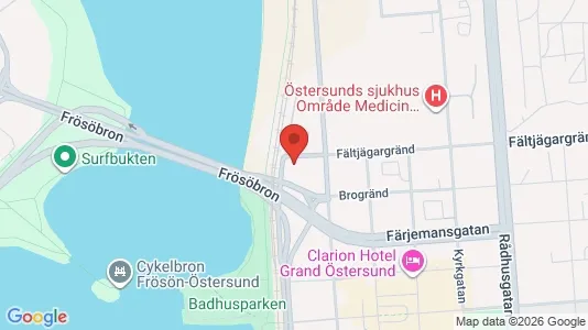 Lägenheter att hyra i Östersund - Bild från Google Street View