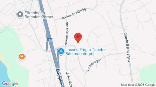Rum att hyra i Askim-Frölunda-Högsbo - kort over placeringen