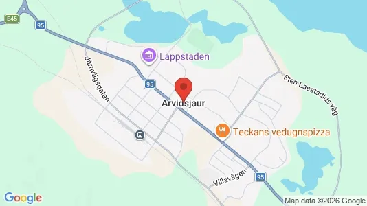 Lägenheter att hyra i Arvidsjaur - Bild från Google Street View