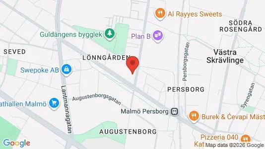 Lägenheter att hyra i Malmö Centrum - kort over placeringen