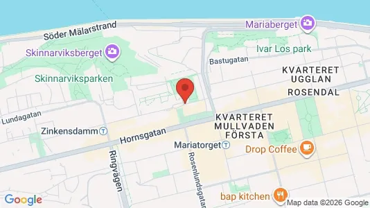 Lägenheter att hyra i Södermalm - kort over placeringen
