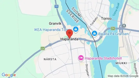 Hus att hyra i Haparanda - Bild från Google Street View