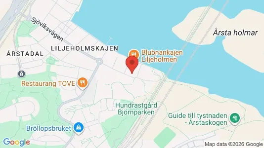 Lägenheter att hyra i Södermalm - kort over placeringen