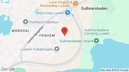 Lägenheter att hyra i Lysekil - kort over placeringen