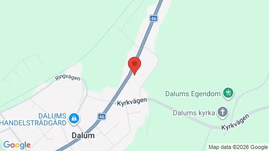 Lägenheter att hyra i Ulricehamn - kort over placeringen