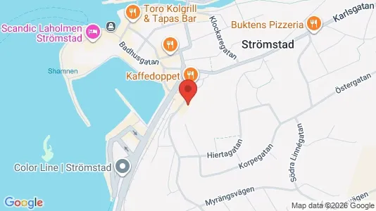 Lägenheter att hyra i Strömstad - kort over placeringen