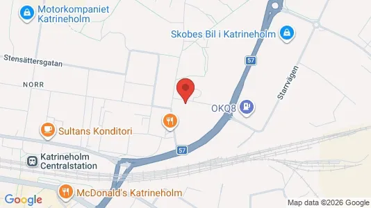 Lägenheter att hyra i Katrineholm - kort over placeringen