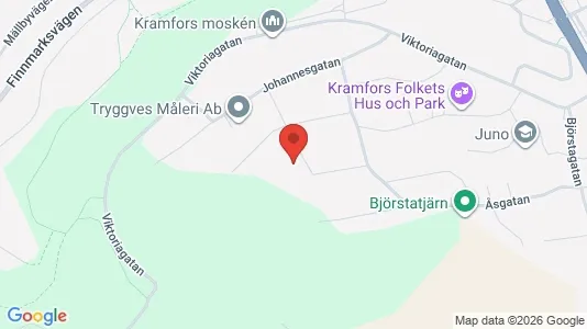 Lägenheter att hyra i Kramfors - kort over placeringen
