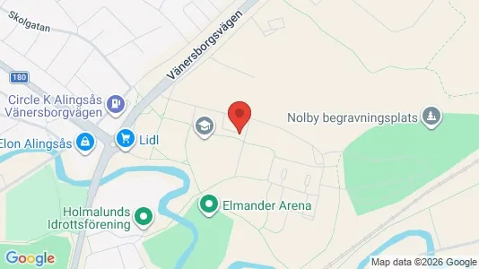 Lägenheter att hyra i Alingsås - kort over placeringen