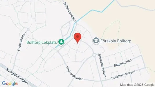 Lägenheter att hyra i Alingsås - kort over placeringen