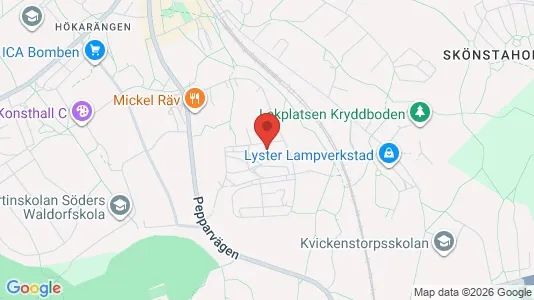 Lägenheter att hyra i Söderort - kort over placeringen