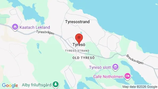 Lägenheter att hyra i Tyresö - kort over placeringen