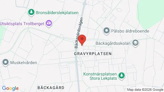 Lägenheter att hyra i Halmstad - kort over placeringen