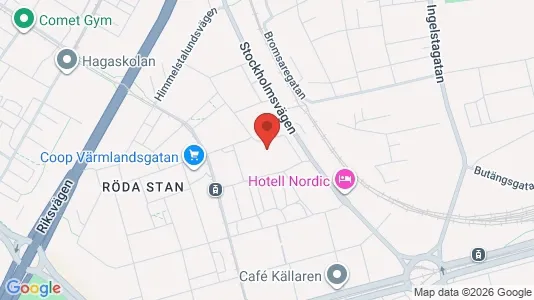 Lägenheter att hyra i Norrköping - kort over placeringen