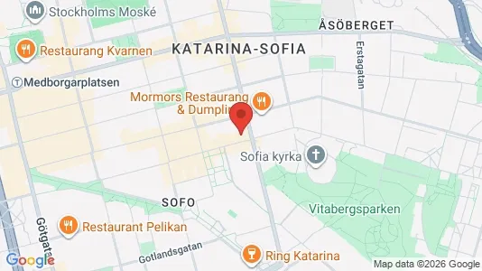 Lägenheter att hyra i Södermalm - kort over placeringen