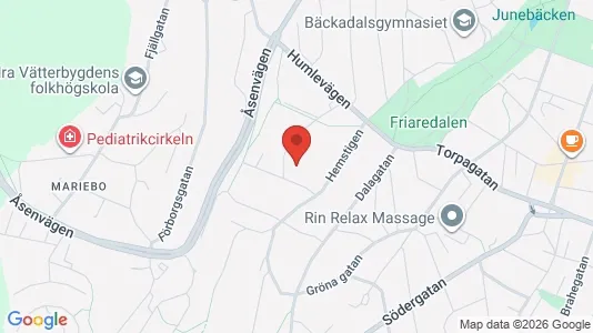 Lägenheter att hyra i Jönköping - kort over placeringen