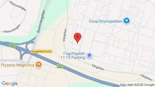 Lägenheter att hyra i Karlstad - kort over placeringen