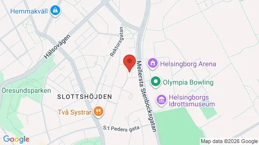 Lägenheter att hyra i Helsingborg - kort over placeringen
