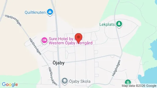 Lägenheter att hyra i Växjö - kort over placeringen