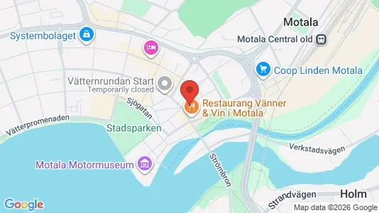 Lägenheter att hyra i Motala - kort over placeringen