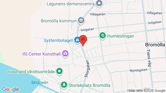 Lägenheter att hyra i Bromölla - kort over placeringen