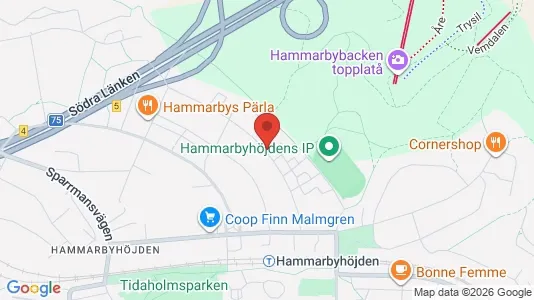Lägenheter att hyra i Söderort - kort over placeringen