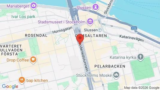 Rum att hyra i Södermalm - kort over placeringen