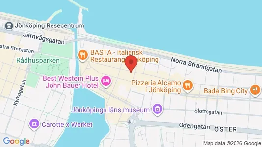 Lägenheter att hyra i Sölvesborg - kort over placeringen