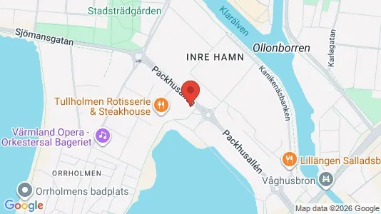 Lägenheter att hyra i Karlstad - kort over placeringen