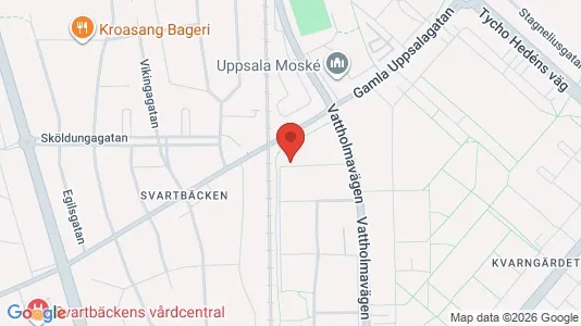 Lägenheter att hyra i Uppsala - kort over placeringen