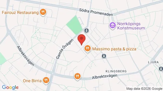 Lägenheter att hyra i Norrköping - kort over placeringen