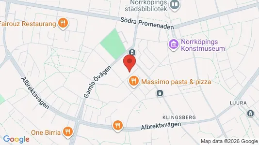 Lägenheter att hyra i Norrköping - kort over placeringen